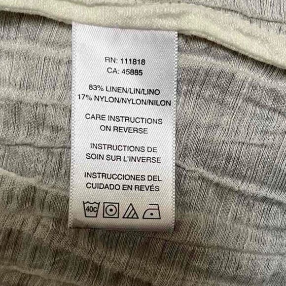 Vintage Michael Michael Kors yellow linen button down blouse size M/M - Picture 6 of 16